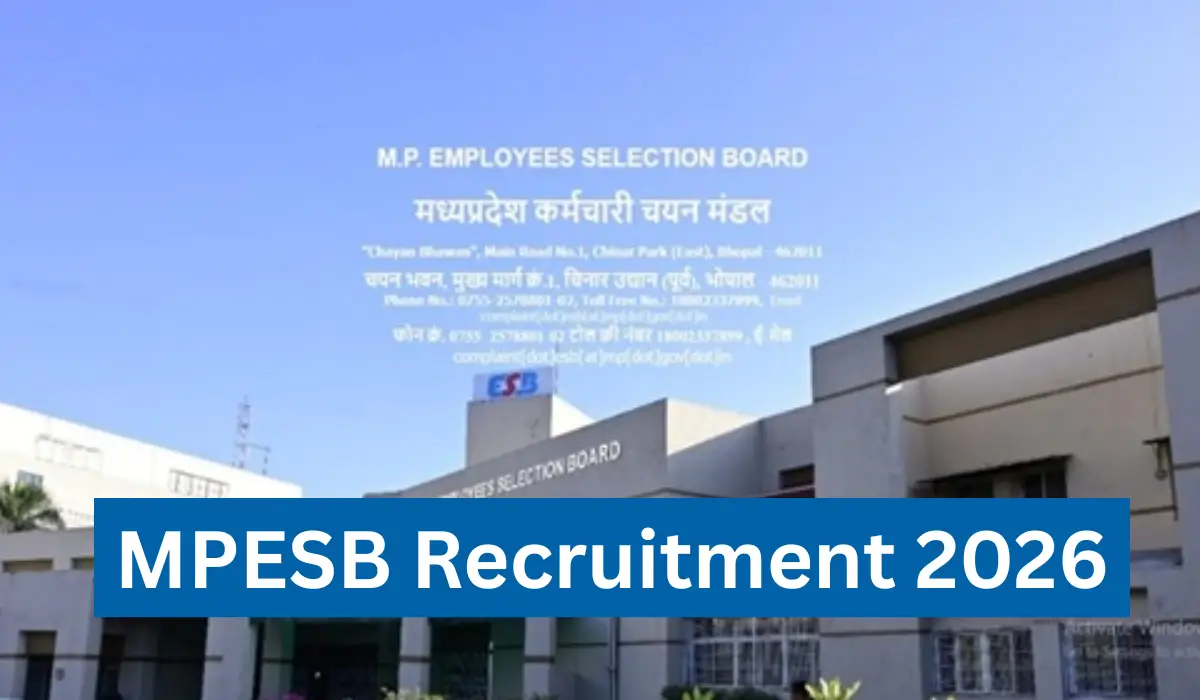 MPESB Recruitment 2026