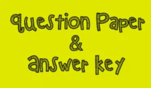 MP SET Question Paper and Answer Key 2026
