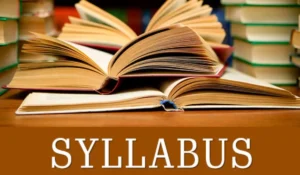 MP Jail Prahari Syllabus