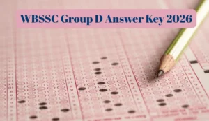 WBSSC Group D Answer Key 2026