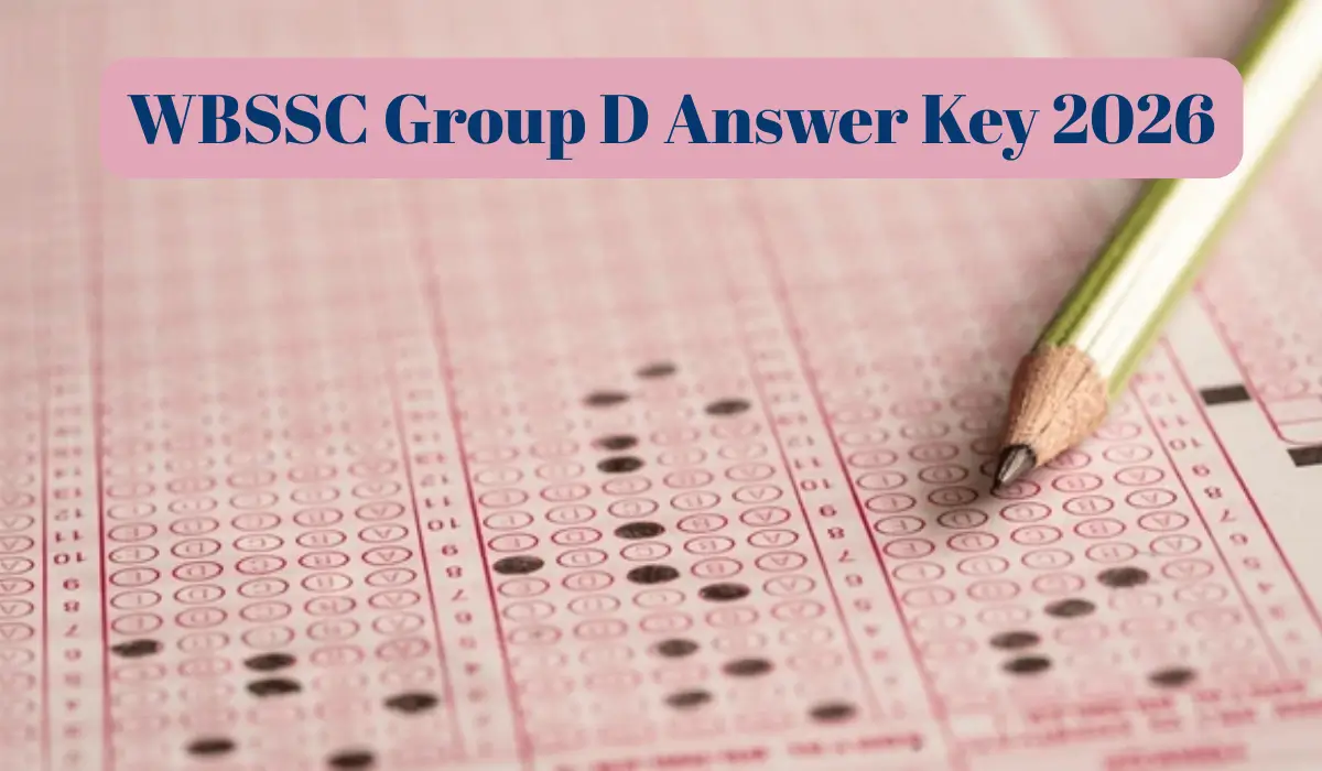WBSSC Group D Answer Key 2026