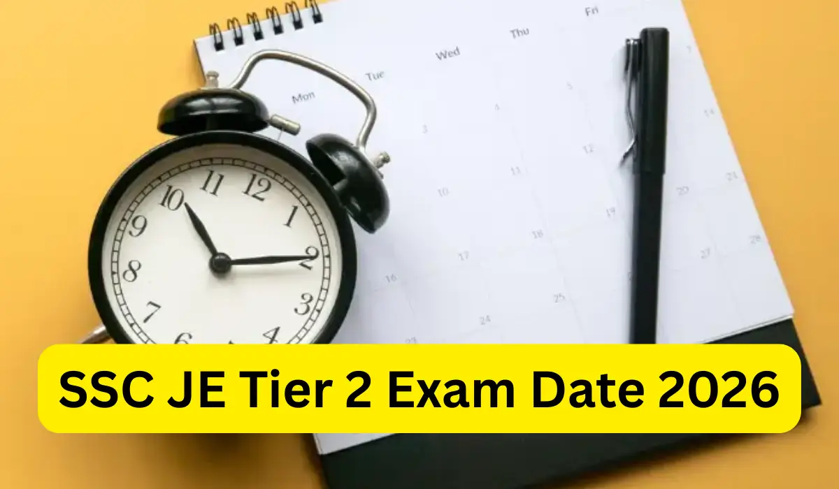 ssc je tier 2 exam date 2026