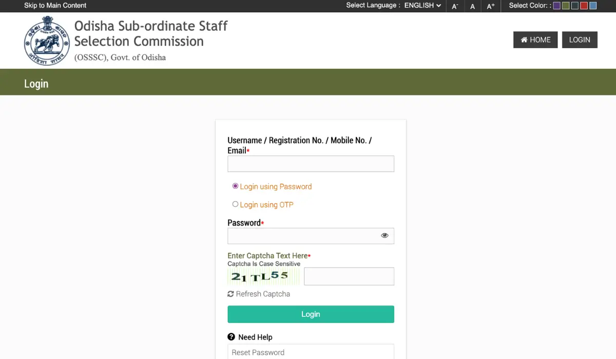 osssc excise constable admit card