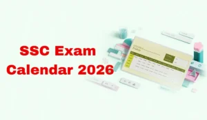 ssc exam calendar 2026