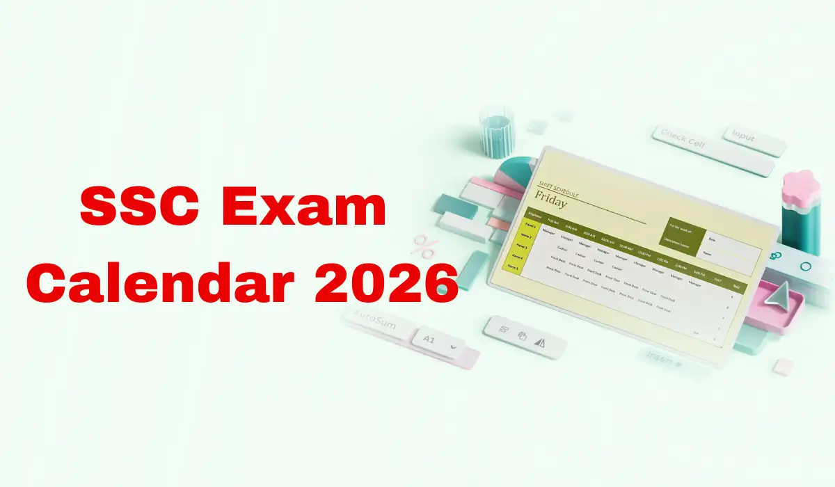ssc exam calendar 2026