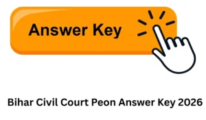 Bihar Civil Court Peon Answer Key 2026