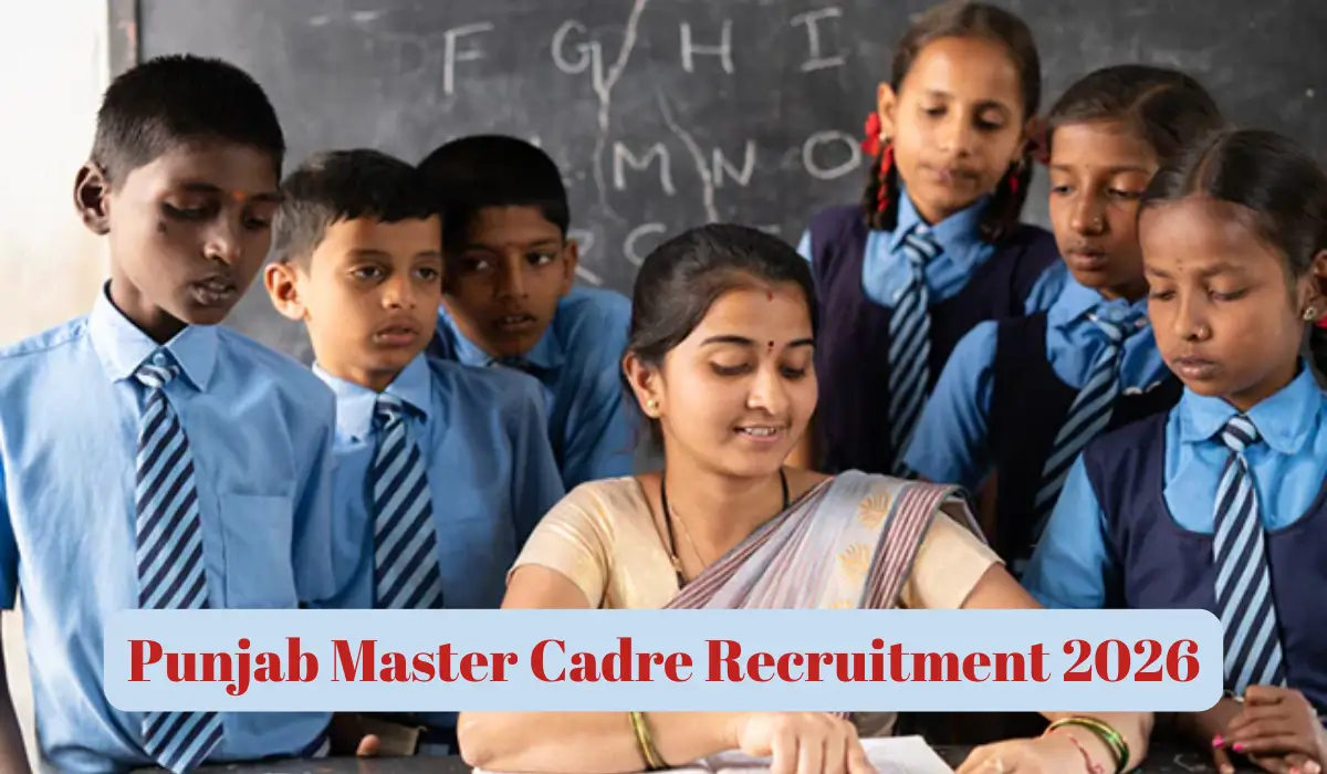 Punjab Master Cadre Recruitment 2026