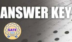 GATE Final Answer Key 2026