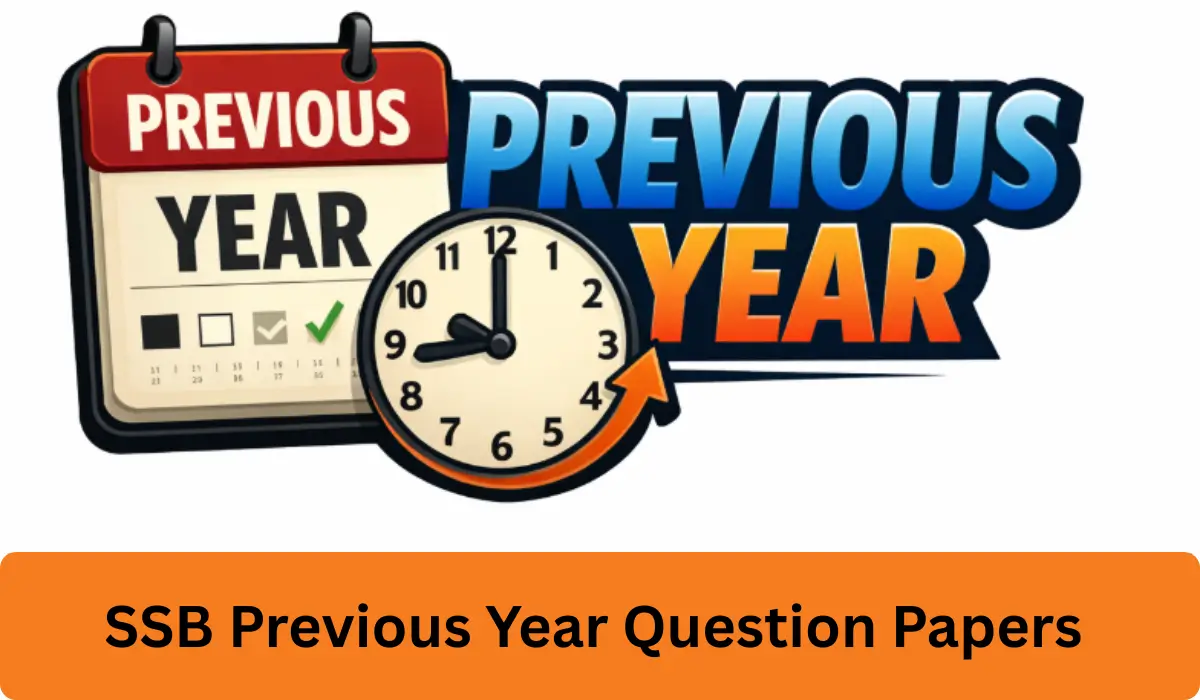 SSB Previous Year Question Papers