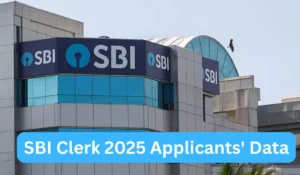 SBI Clerk 2025 Applicants' Data