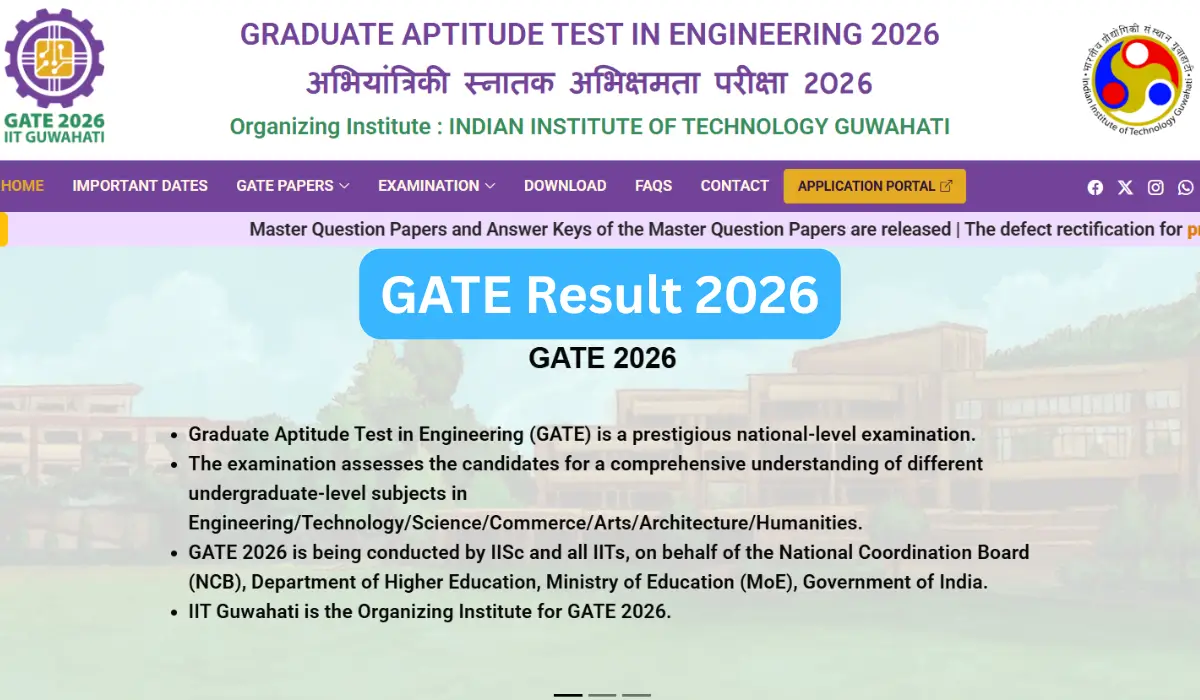 GATE Result 2026