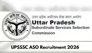 UPSSSC ASO Recruitment 2026