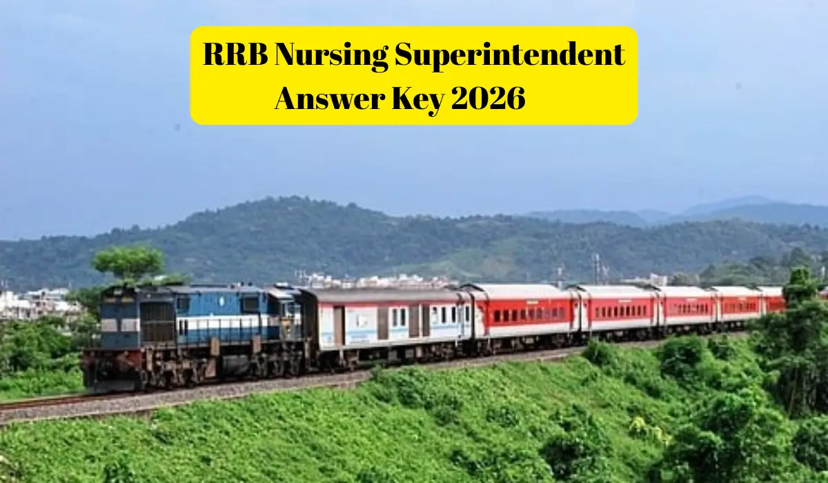 rrb nursing superintendent answer key 2026