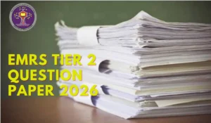 EMRS Tier 2 Question Paper 2026
