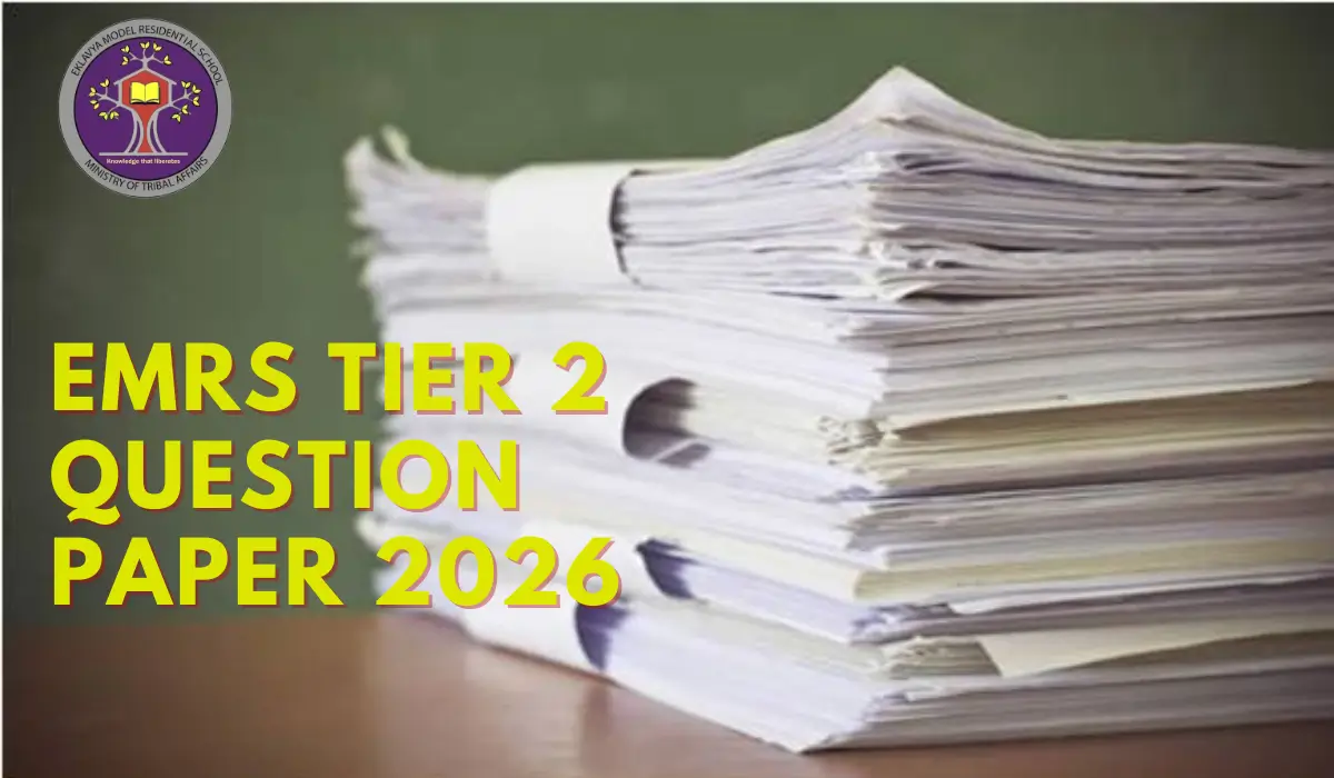 EMRS Tier 2 Question Paper 2026