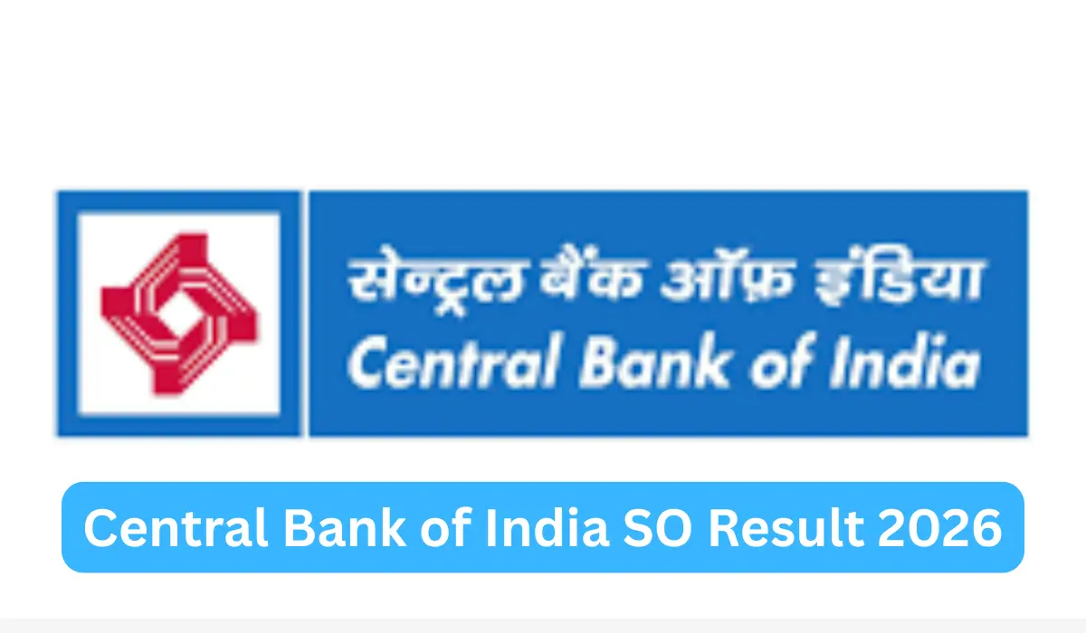 Central Bank of India SO Result 2026