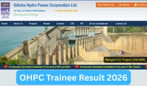 OHPC Trainee Result 2026