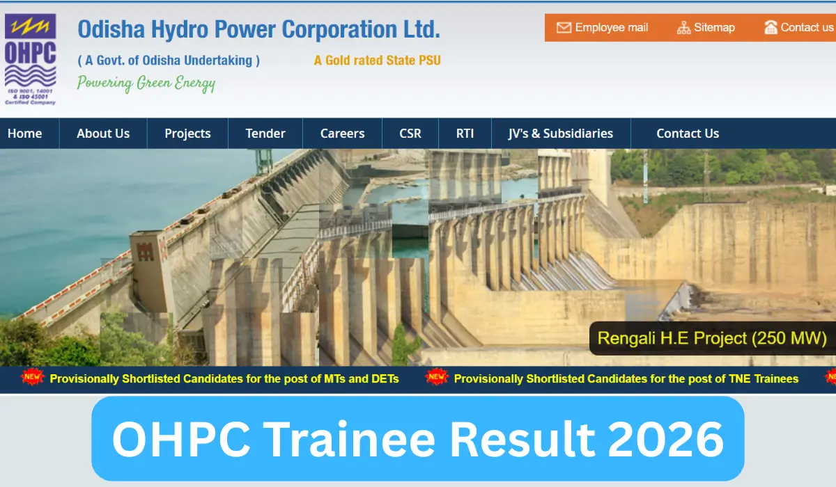OHPC Trainee Result 2026