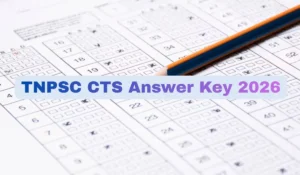 TNPSC CTS Answer Key 2026
