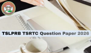 TSLPRB TSRTC Question Paper 2026