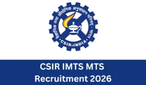 CSIR Recruitment 2026