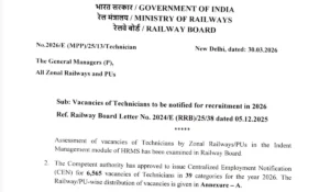 rrb technician vacancy 2026-27