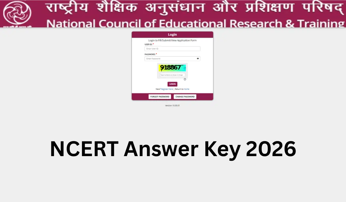 NCERT Answer Key 2026