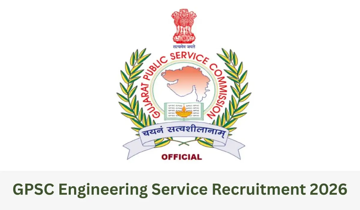 gpsc engineering service recruitment 2026