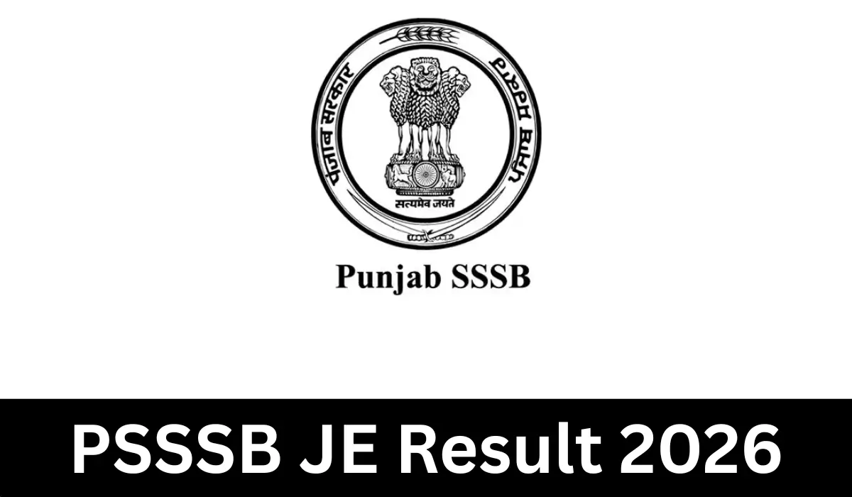 PSSSB JE Result 2026