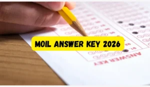 MOIL Answer Key 2026