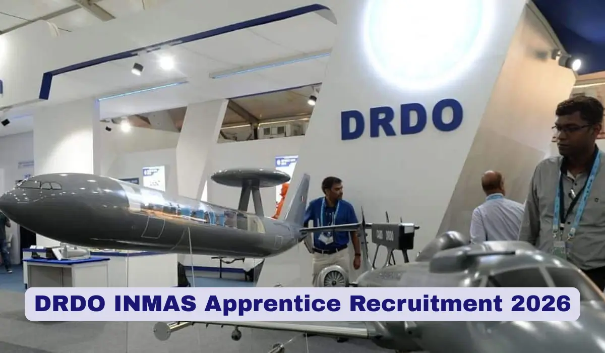 DRDO INMAS Apprentice Recruitment