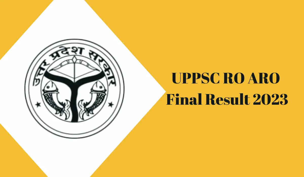 uppsc ro aro final result 2023