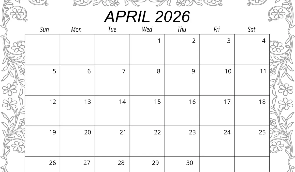 important days in april 2026