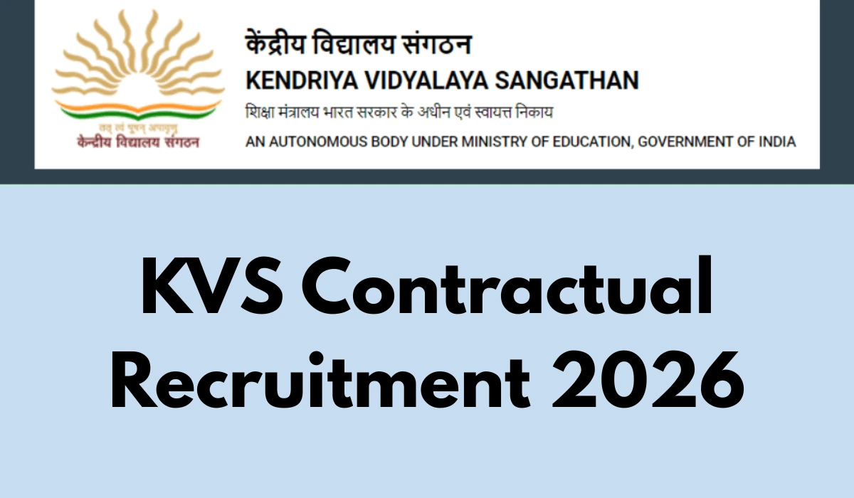 KVS Contractual Recruitment 2026