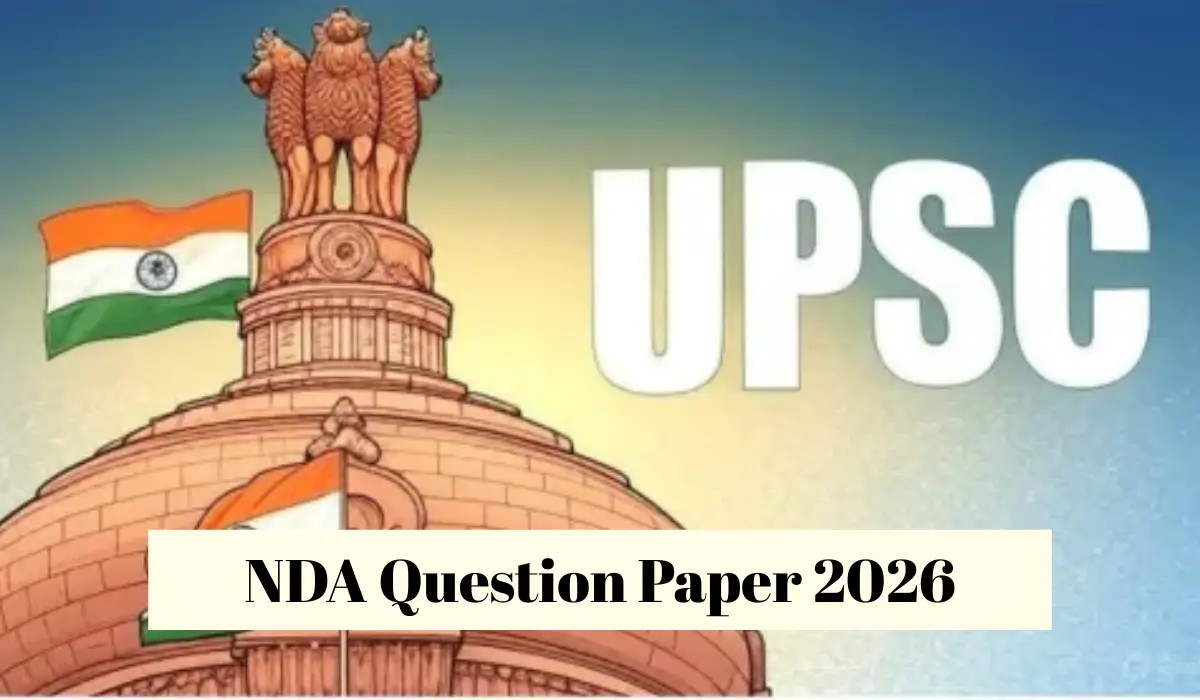 NDA Question Paper 2026