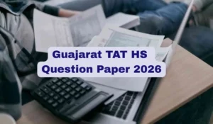 Gujarat TAT HS Question Paper 2026