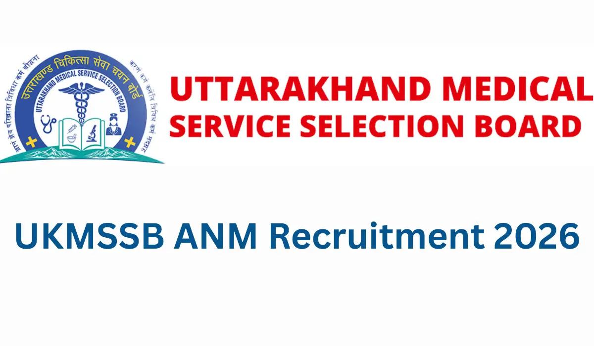 UKMSSB ANM Recruitment 2026