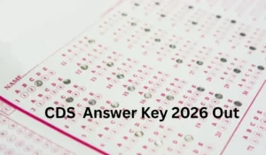 cds answer key 2026