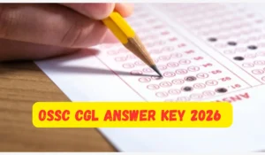OSSC CGL Answer Key 2026