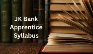jk bank apprentice syllabus