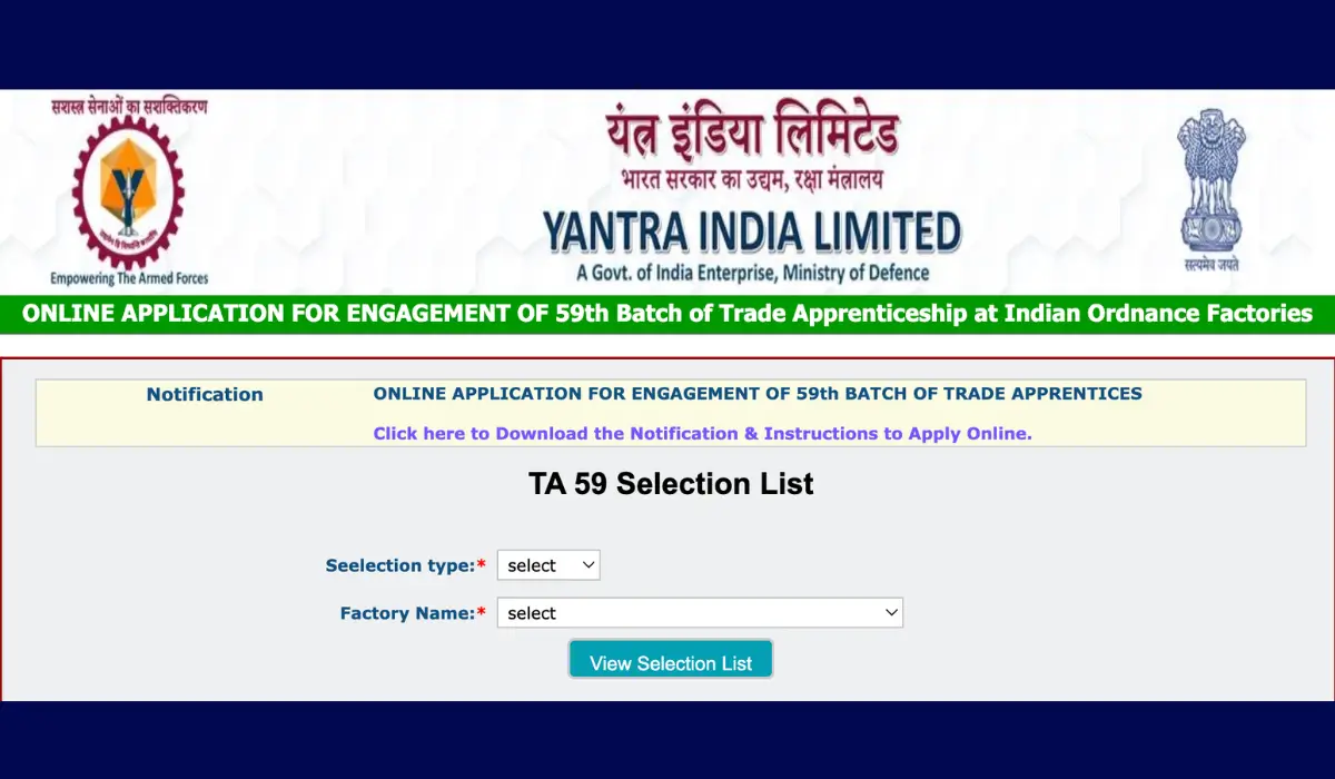 YIL Apprentice Result