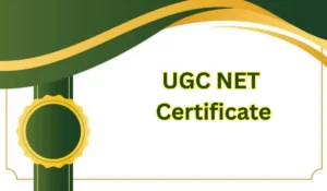 ugc net certificate