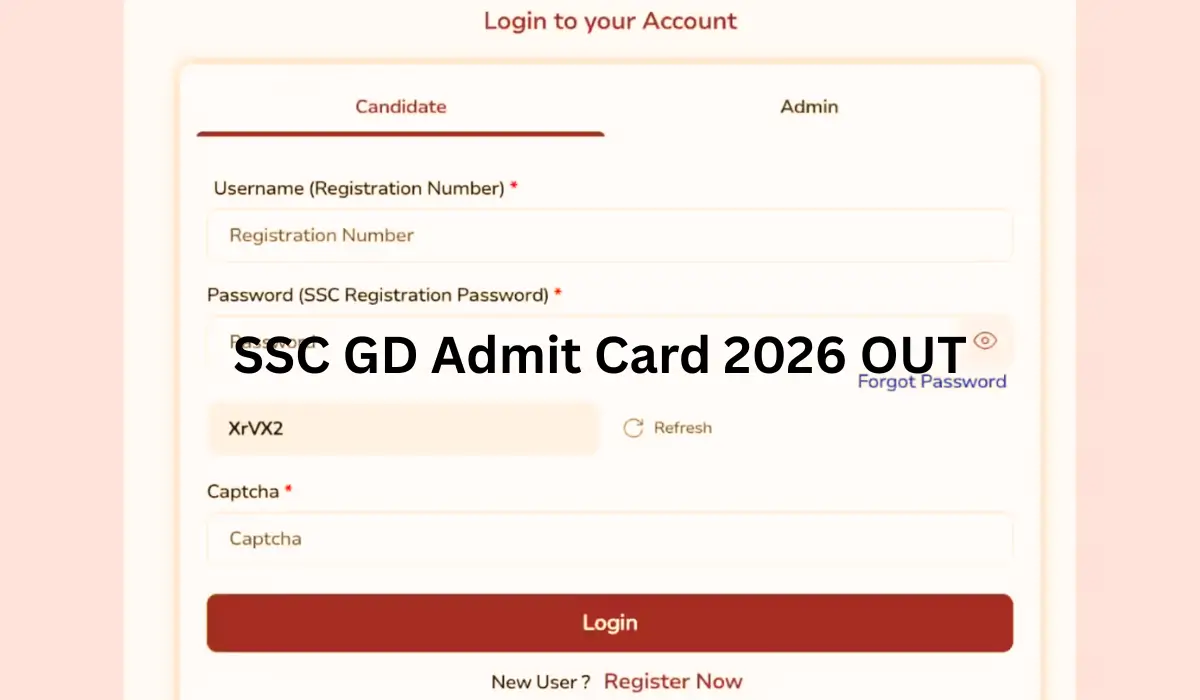 ssc gd admit card 2026