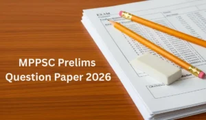 mppsc prelims question paper 2026