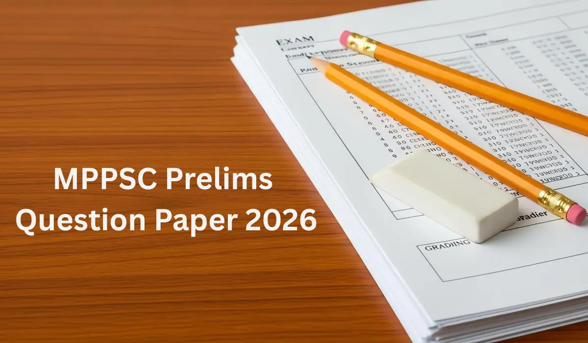 mppsc prelims question paper 2026