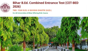 Bihar BEd CET Notification 2026