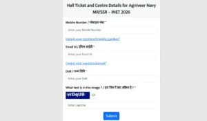 Indian Navy Agniveer SSR MR Admit Card 2026