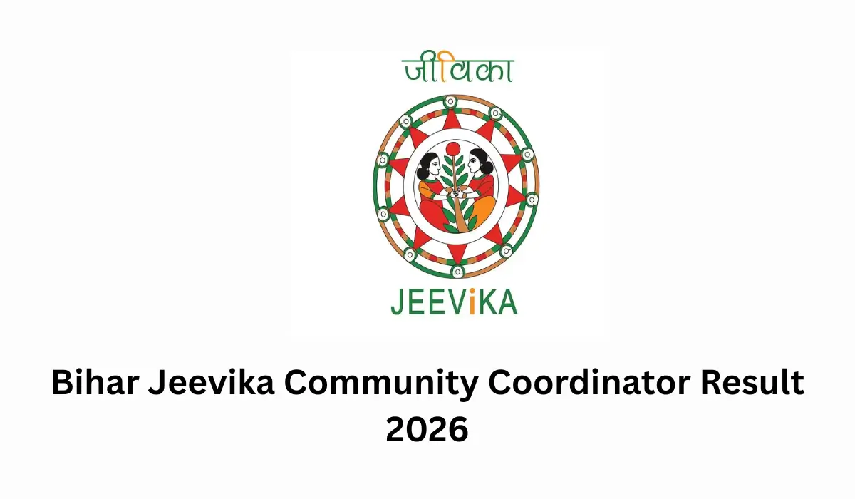 Bihar Jeevika Community Coordinator Result
