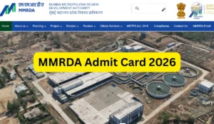 MMRDA Admit Card 2026