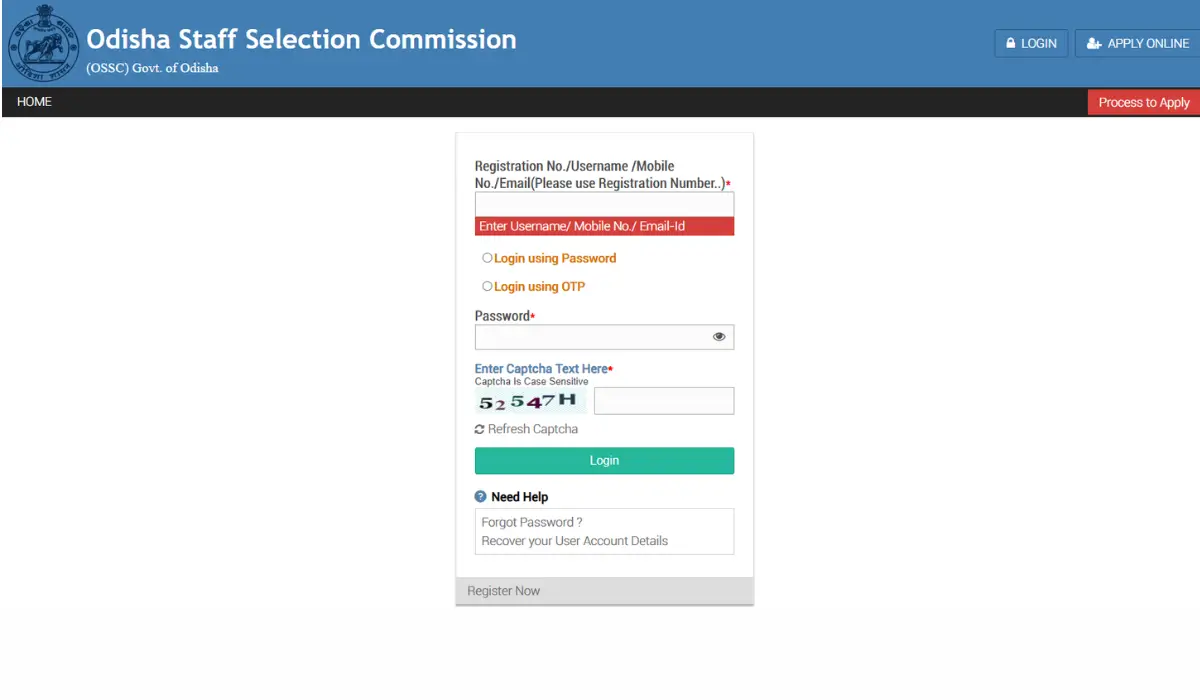 OSSC CPGL Admit Card 2026